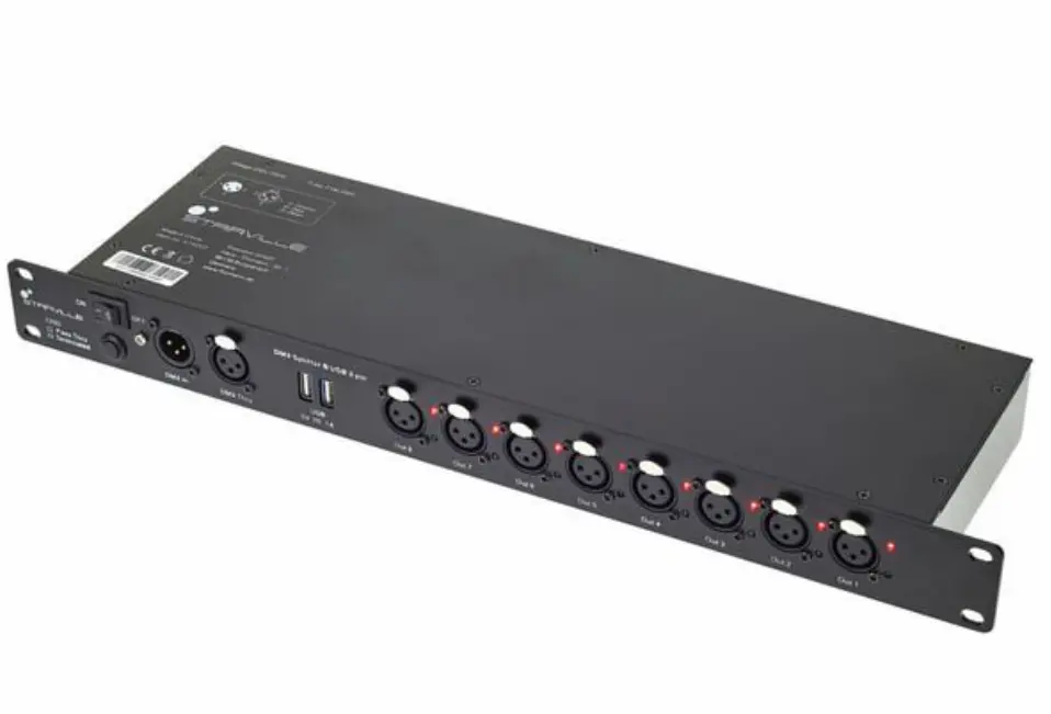 Stairville DMX Splitter 8 USB 3 pin